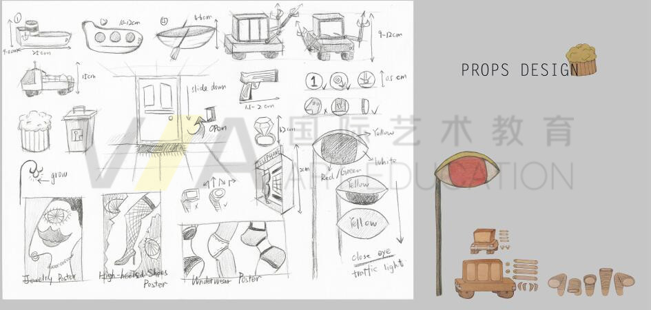 美國藝術(shù)留學(xué)動畫設(shè)計作品